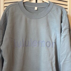 lululemon athletica Blue Sweatshirt